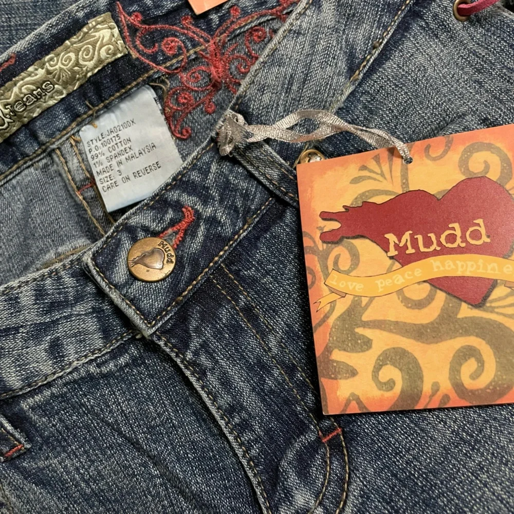 VTG Lace-Up Mudd Jeans Flares - Picture 11 of 12
